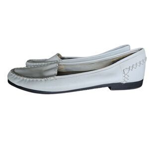 Vintage Tootsies Mooshie Moc II Size 11 100% Leather Slip-On Loafers Y2K Comfort